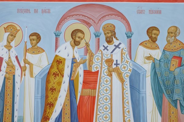 ВЕЛИКОЕ ОСВЯЩЕНИЕ И БОЖЕСТВЕННАЯ ЛИТУРГИЯ В ХРАМЕ ВО ИМЯ СВЯТЫХ ЦАРСТВЕННЫХ СТРАСТОТЕРПЦЕВ СПАССКОГО ЖЕНСКОГО МОНАСТЫРЯ В УЛЬЯНОВСКЕ