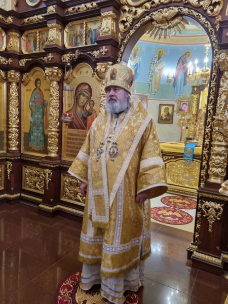 ВЕЛИКОЕ ОСВЯЩЕНИЕ И БОЖЕСТВЕННАЯ ЛИТУРГИЯ В СОБОРЕ КАЗАНСКОЙ ИКОНЫ БОЖИЕЙ  МАТЕРИ ЖАДОВСКОГО МУЖСКОГО МОНАСТЫРЯ