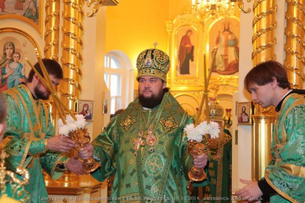 Преосвященный Филарет принял участие в Божественной Литургии в Спасо-Преображенском кафедральном соборе города Димитровграда (Мелекесса) в день празднования 14-й годовщины канонизации Преподобноисповедника архимандрита Гавриила Мелекесского
