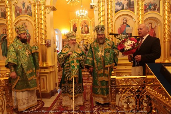 Преосвященный Филарет принял участие в Божественной Литургии в Спасо-Преображенском кафедральном соборе города Димитровграда (Мелекесса) в день празднования 14-й годовщины канонизации Преподобноисповедника архимандрита Гавриила Мелекесского