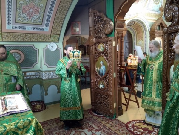 Праздник Входа Господня во Иерусалим в соборе Святой Троицы в г. Барыш