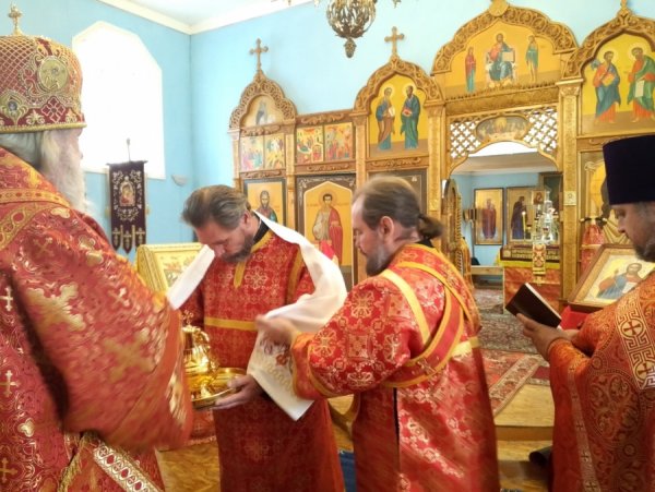 Празднование в честь великомученика Георгия в храме, посвященном этому святому в Барышском районе