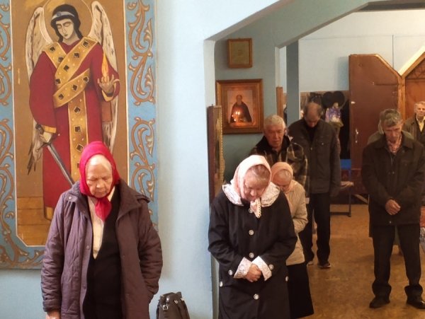 Празднование в честь великомученика Георгия в храме, посвященном этому святому в Барышском районе