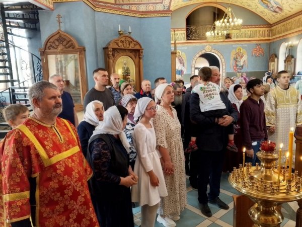 Духовенство и прихожане Инзенского собора разделили общую молитву со своим Архипастырем