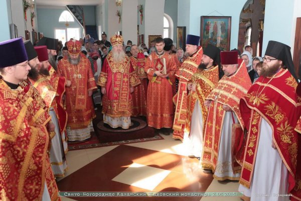 Жадовский монастырь отметил свой престольный праздник