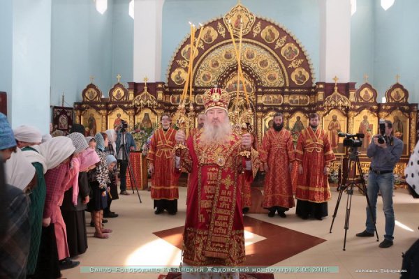 Жадовский монастырь отметил свой престольный праздник