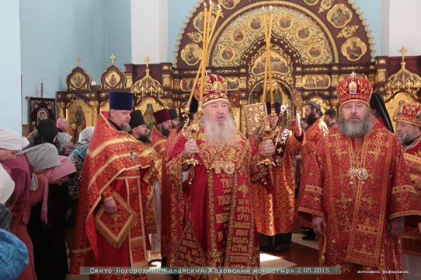 Жадовский монастырь отметил свой престольный праздник