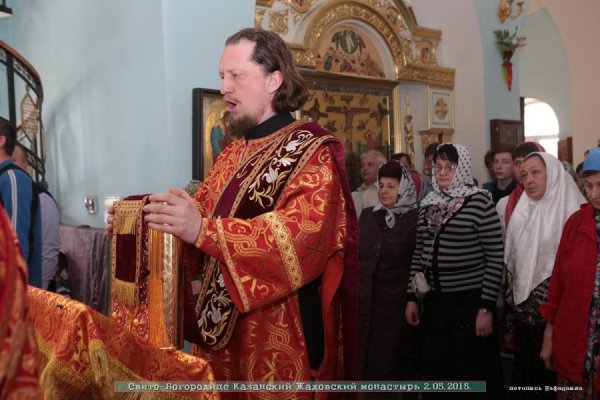 Жадовский монастырь отметил свой престольный праздник