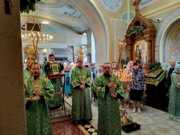 Храмовый праздник в Троицком соборе