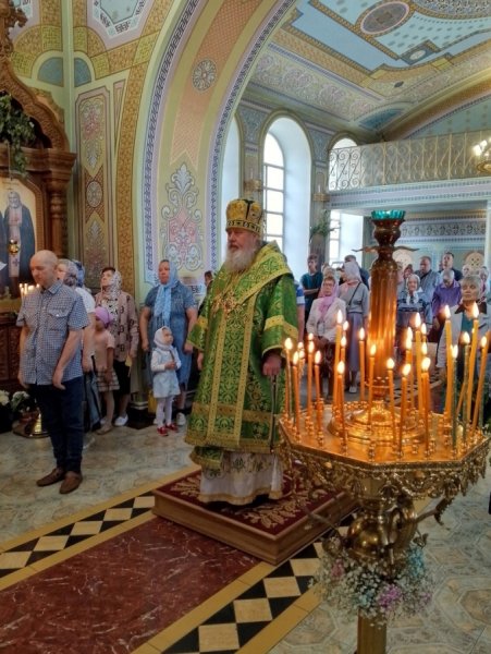 Храмовый праздник в Троицком соборе