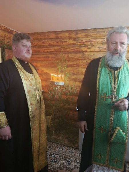 Освящение часовни в Николаевском районе
