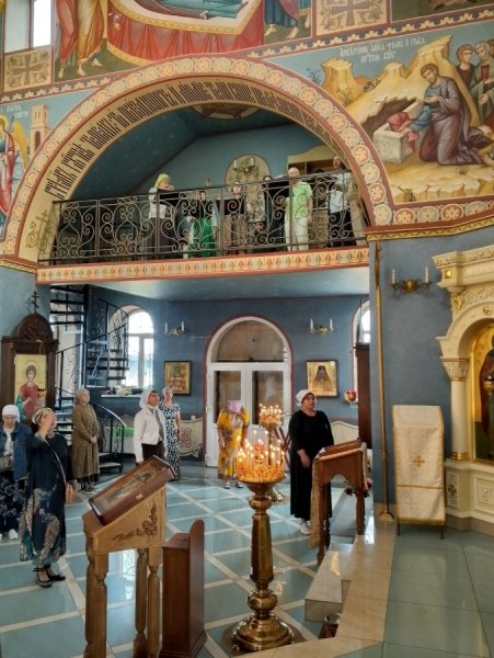 Воскресная Божественная литургия Архиерейским чином в г. Инза