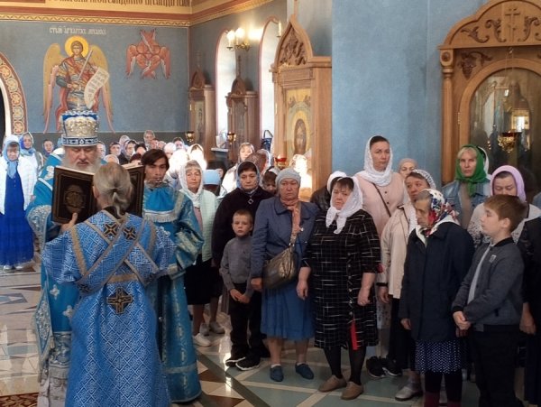 Торжественное Богослужение в день праздника Успения Пресвятой Богородицы в Инзенском соборе
