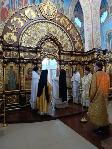 Соборная литургия в день преставления архимандрита Адриана (Шитова)