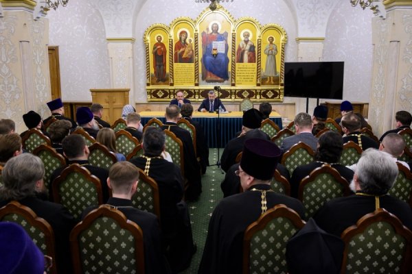 В рамках Международных Рождественских чтений прошла встреча В.Р. Легойды с руководителями информационных подразделений епархий