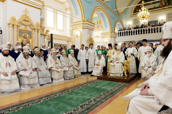 Преосвященный Филарет принял участие в мероприятиях во время визита Патриарха Московского и всея Руси Кирилла в Симбирскую Митрополию