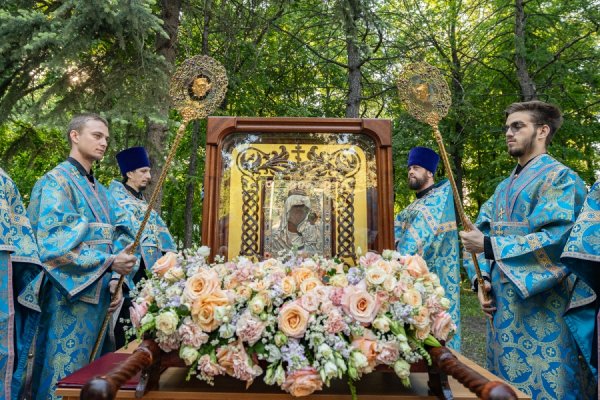В Ульяновске прошел крестный ход с Жадовской Казанской иконой Божией Матери