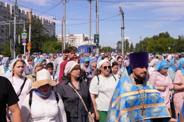 В Ульяновском районе Заволжье прошел крестный ход с Жадовской Казанской иконой Божией Матери