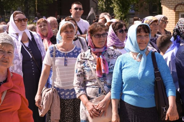 В Ульяновском районе Заволжье прошел крестный ход с Жадовской Казанской иконой Божией Матери