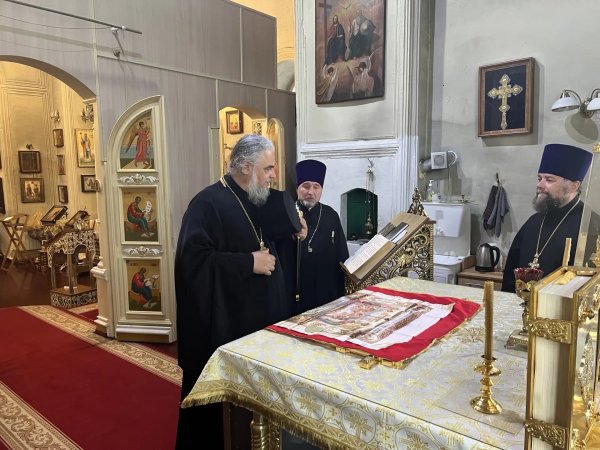 Рабочая поездка Епископа Александра в село Новая Ханинеевка