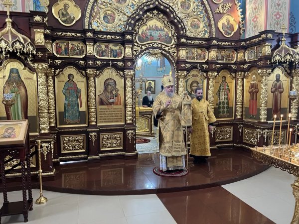 Епископ Александр возглавил праздничное всенощное бдение в Жадовской обители
