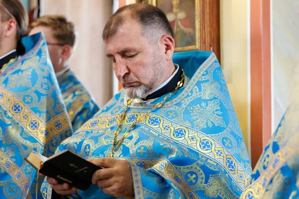 Божественная литургия в храме в честь Казанской иконы Божией Матери Богородице-Казанского Жадовского мужского монастыря п. Самородки