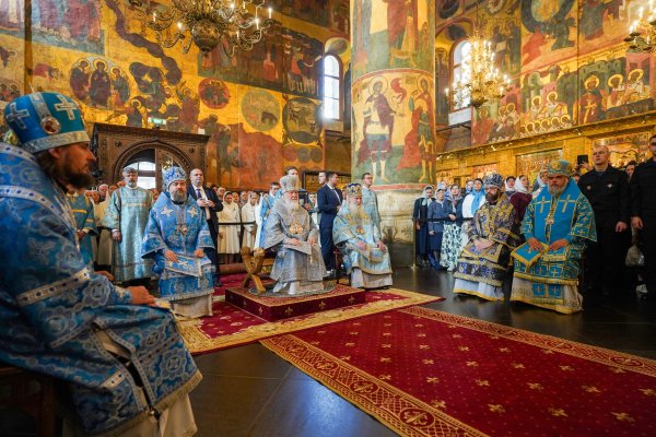 Епископ Александр принял участие в Патриаршем богослужении в Московском Кремле