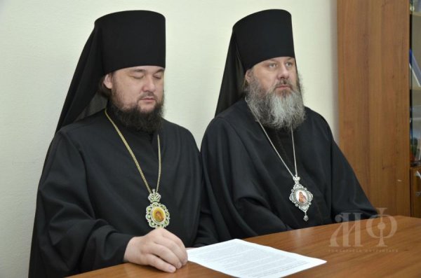 Епископ Филарет принял участие в телемосте с заместителем полномочного представителя Президента Российской Федерации в Приволжском федеральном округе Олегом Мельниченко