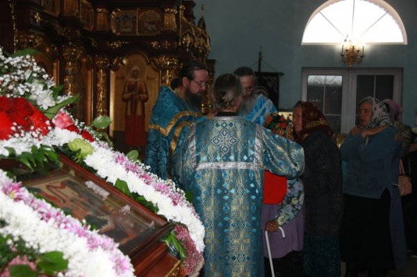 В день празднования Рождества Пресвятой Богородицы епископ Филарет совершил праздничное богослужение в Жадовской пустыни