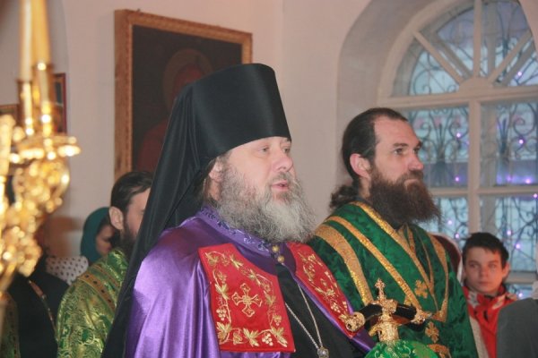 15 января, в день памяти прп. Серафима Саровского, епископ Филарет совершил Божественную Литургию в храме свт. Николая р.п. Николаевка