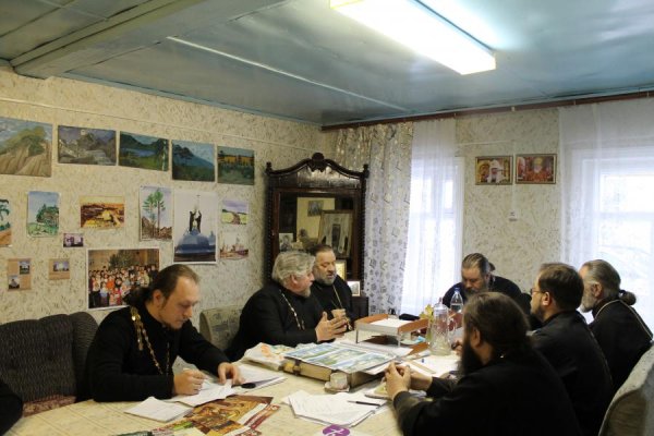 В епархиальном управлении состоялось собрание епархиального Совета