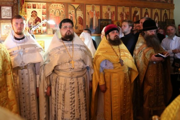 Насельник Жадовской пустыни игумен Никодим (Макушенцев) принял участие в богослужении в единоверческом приходе г. Кузнецка