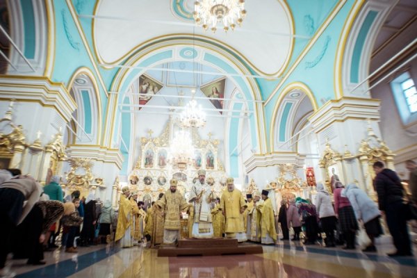 В день тезоименитства владыки Анастасия в Спасо-Вознесенском соборе состоялось праздничное богослужение