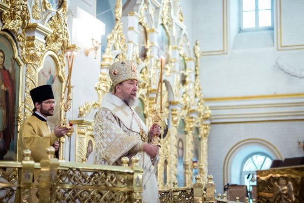 В день тезоименитства владыки Анастасия в Спасо-Вознесенском соборе состоялось праздничное богослужение