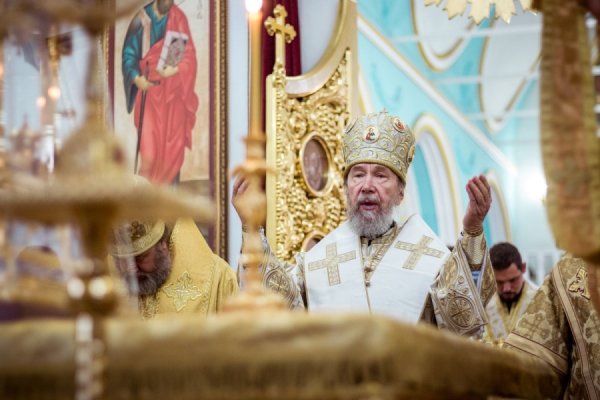 В день тезоименитства владыки Анастасия в Спасо-Вознесенском соборе состоялось праздничное богослужение