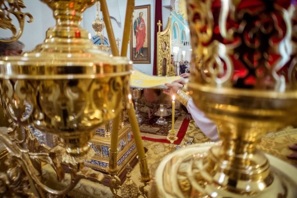 В день тезоименитства владыки Анастасия в Спасо-Вознесенском соборе состоялось праздничное богослужение
