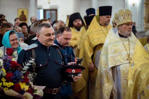 В день тезоименитства владыки Анастасия в Спасо-Вознесенском соборе состоялось праздничное богослужение