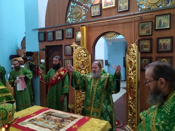 Епископ Филарет совершил богослужения посвященные памяти прп. Серафима Саровского