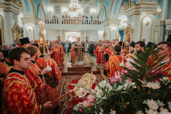 Епископ Барышский и Инзенский Филарет принял участие в первом Богослужении митрополита Иосифа на Симбирской земле