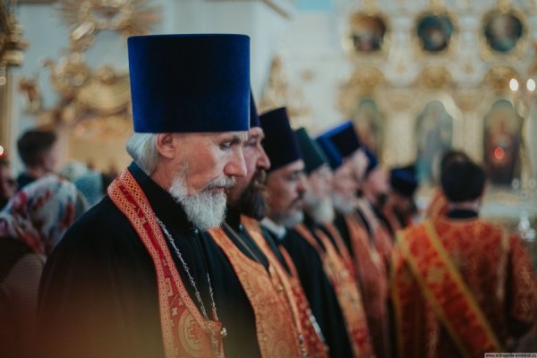 Епископ Барышский и Инзенский Филарет принял участие в первом Богослужении митрополита Иосифа на Симбирской земле