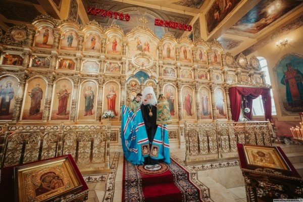 В день празднования прп. Гавриила Мелекесского епископ Филарет принял участие в торжествах в Димитровограде