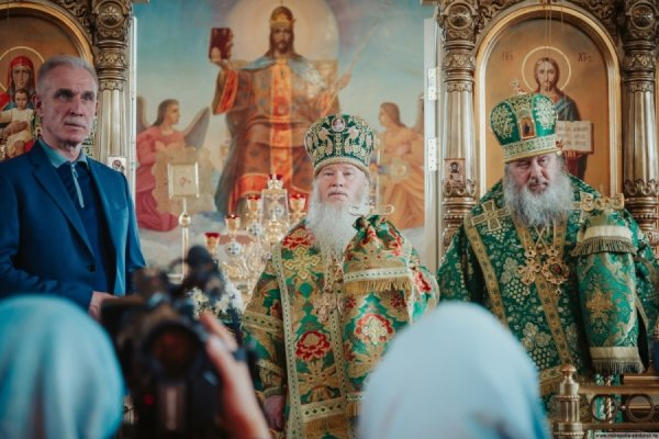 В день празднования прп. Гавриила Мелекесского епископ Филарет принял участие в торжествах в Димитровограде