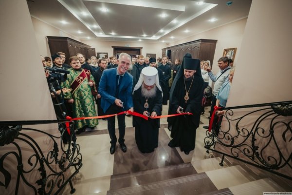 В день празднования прп. Гавриила Мелекесского епископ Филарет принял участие в торжествах в Димитровограде