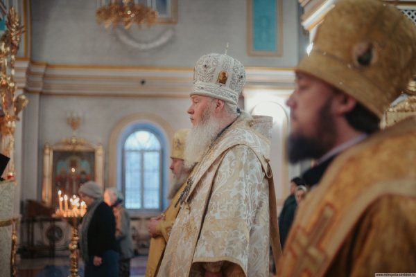 Епископ Филарет принял участие в заупокойных богослужениях по митрополиту Проклу