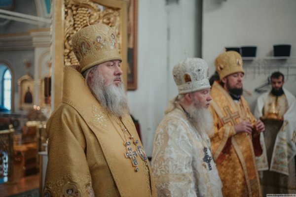 Епископ Филарет принял участие в заупокойных богослужениях по митрополиту Проклу