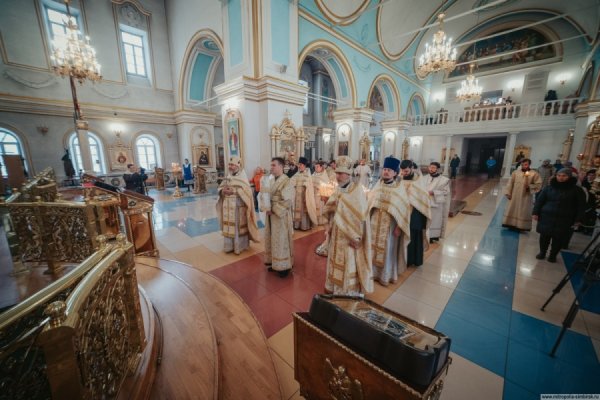 Епископ Филарет принял участие в заупокойных богослужениях по митрополиту Проклу