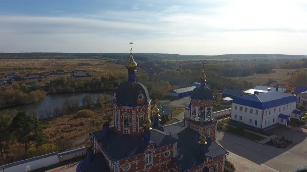 Божественная литургия и молебен в Свято-Богородице-Казанском Жадовском мужском монастыре
