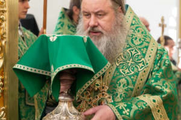 БОЖЕСТВЕННАЯ ЛИТУРГИЯ В СПАСО-ВОЗНЕСЕНСКОМ КАФЕДРАЛЬНОМ СОБОРЕ  УЛЬЯНОВСКА